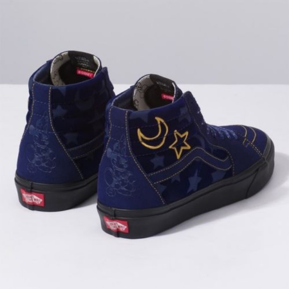 New Limited Edition Disney Vans Sk8-Hi Sorcerer's Appr Mens 4 W5.5 Mickey - Picture 3 of 4